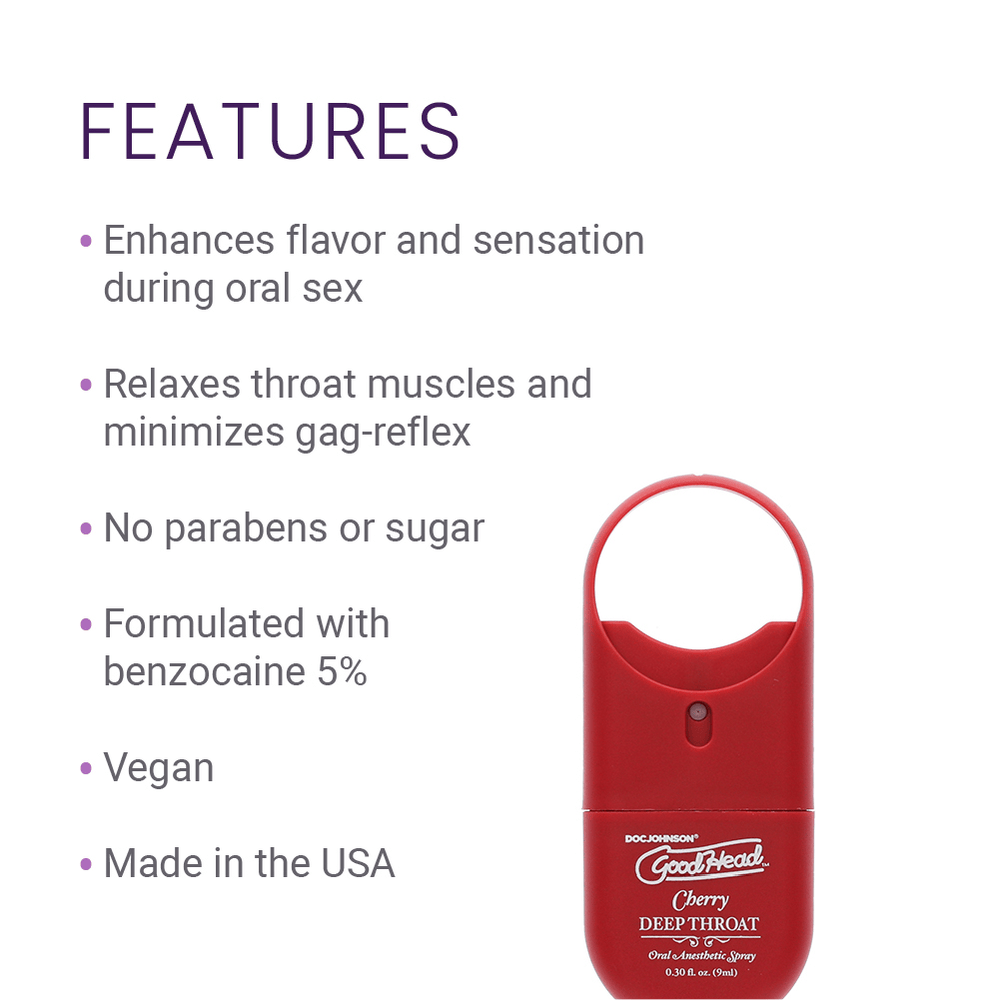 DEEP THROAT TO GO .33OZ - CHERRY