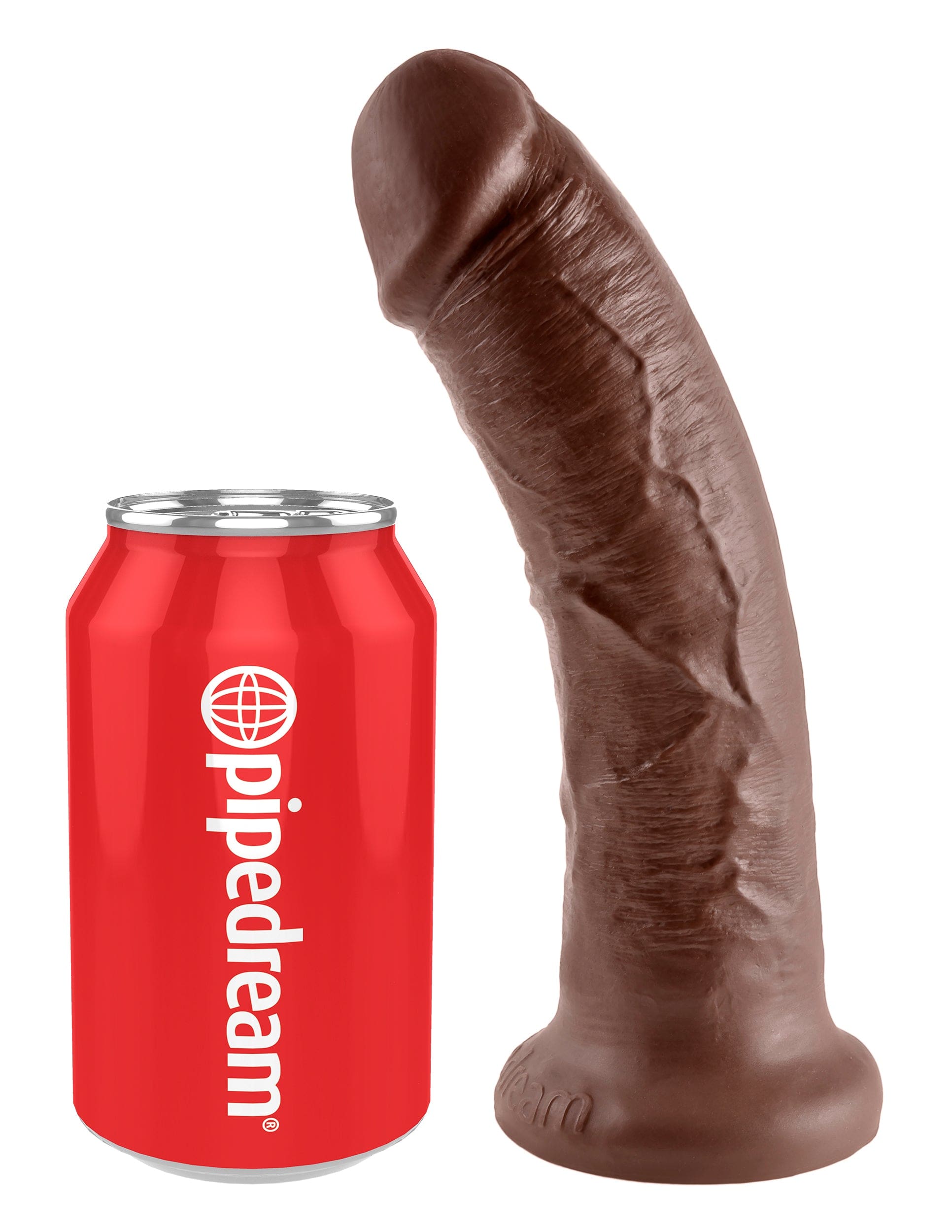 8" COCK - BROWN