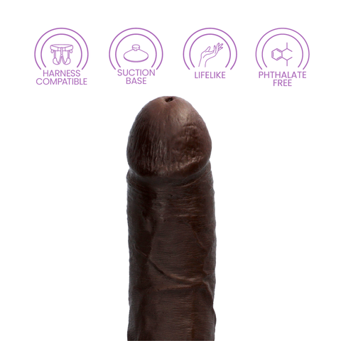 8" COCK - BROWN