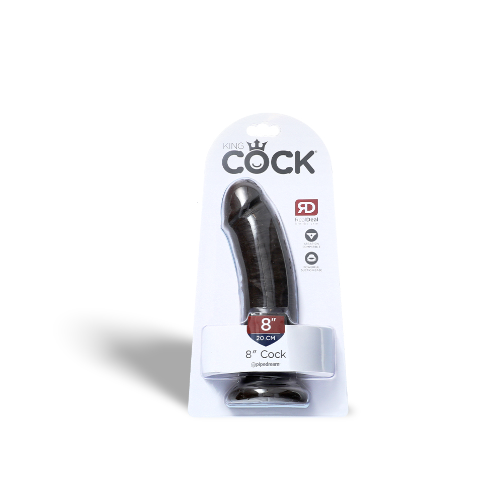 8" COCK - BROWN