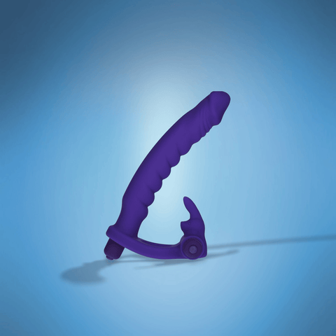 Fantasy C-Ringz Silicone Double Penetrator Rabbit