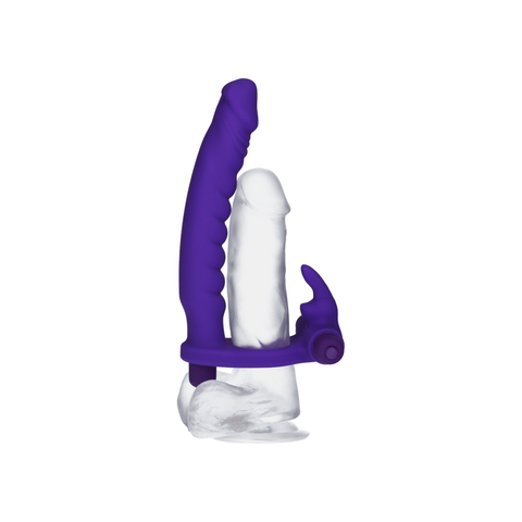 Fantasy C-Ringz Silicone Double Penetrator Rabbit