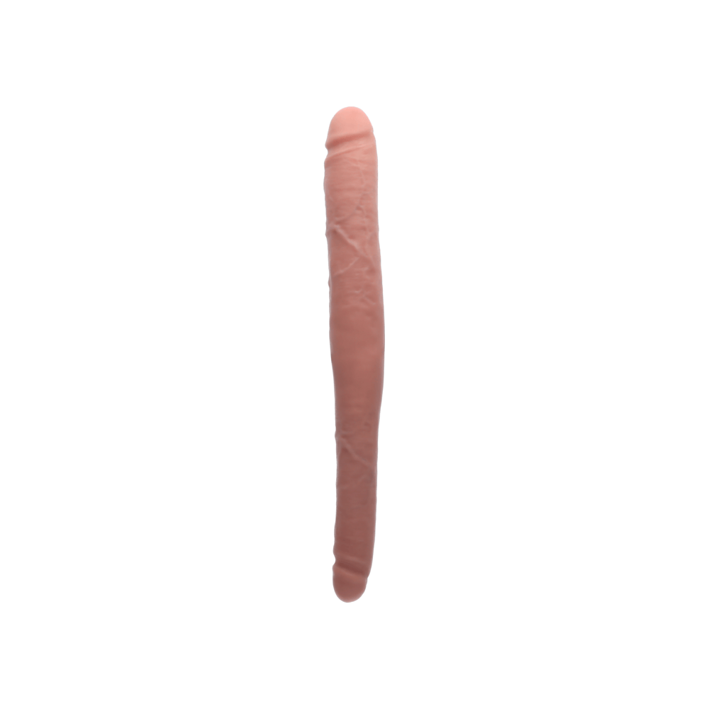 16" TAPERED DOUBLE DILDO - LIGHT