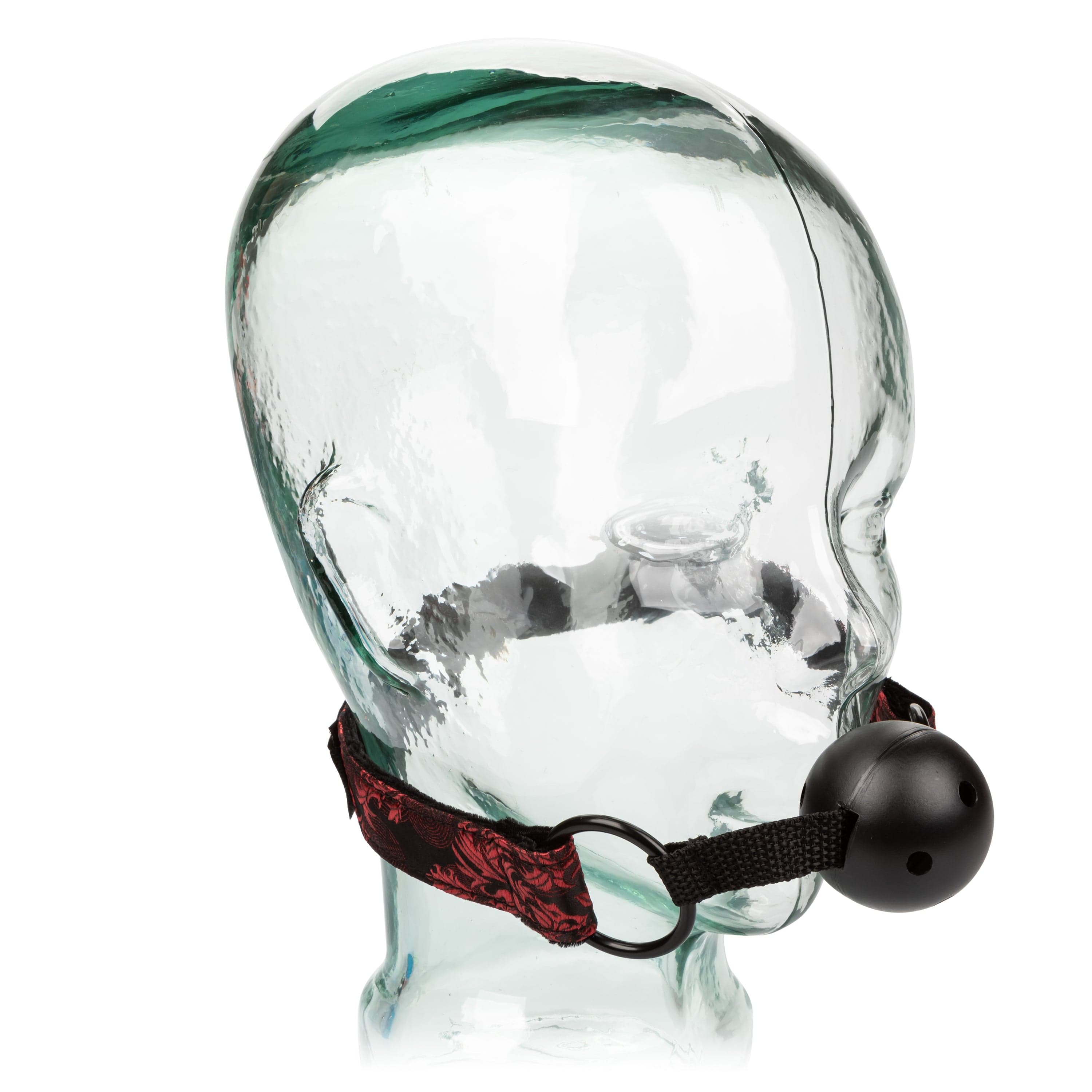 BREATHABLE BALL GAG WITH CUFFS