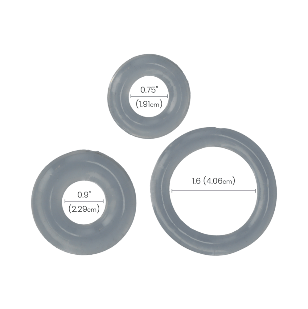 Screaming O RingO 3pk - Clear