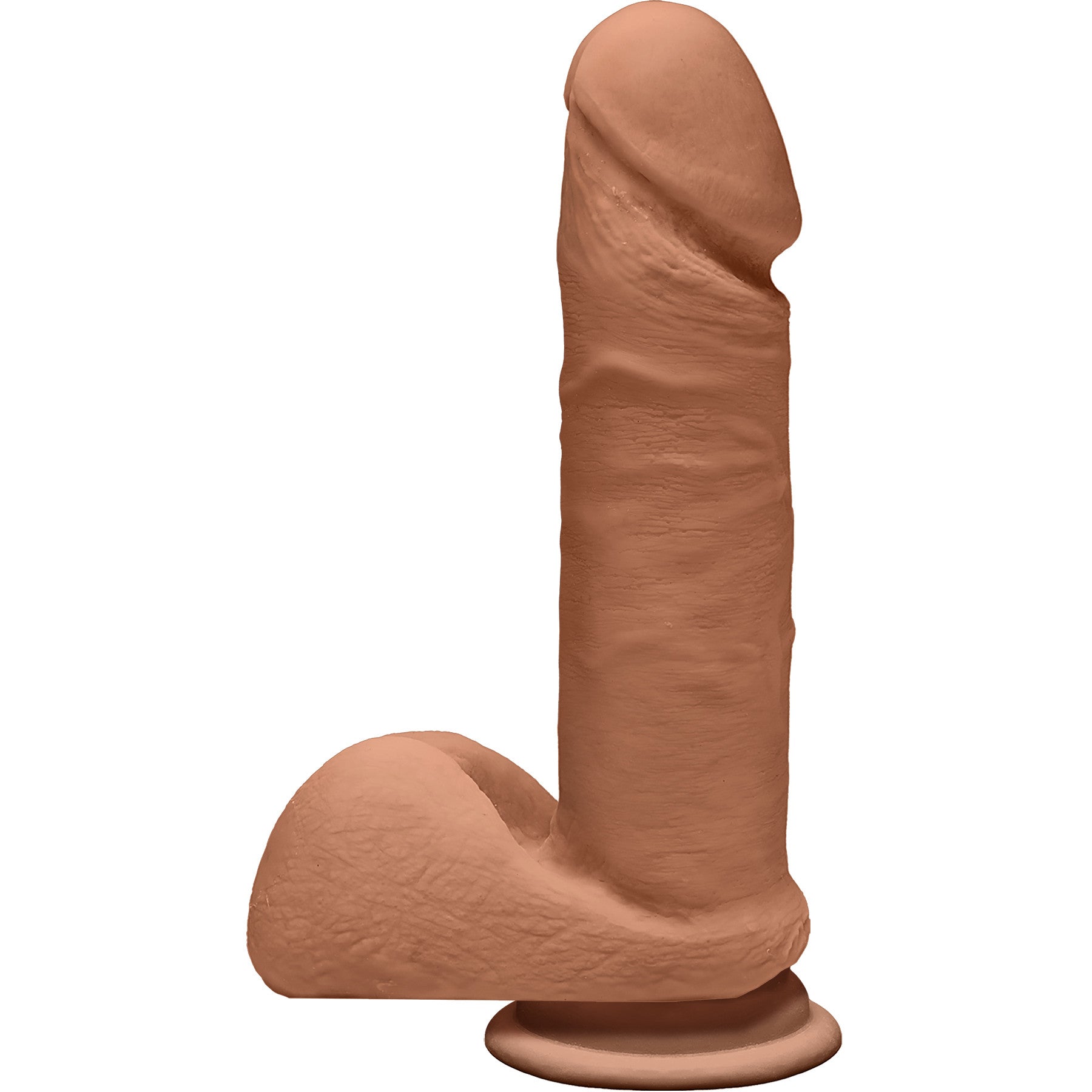 7\" COCK W/ BALLS - CARAMEL