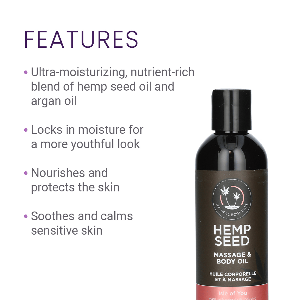 ISLE OF YOU MASSAGE OIL - 8OZ