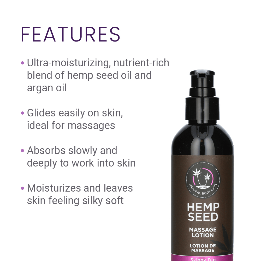 SKINNY DIP MASSAGE LOTION - 8 OZ