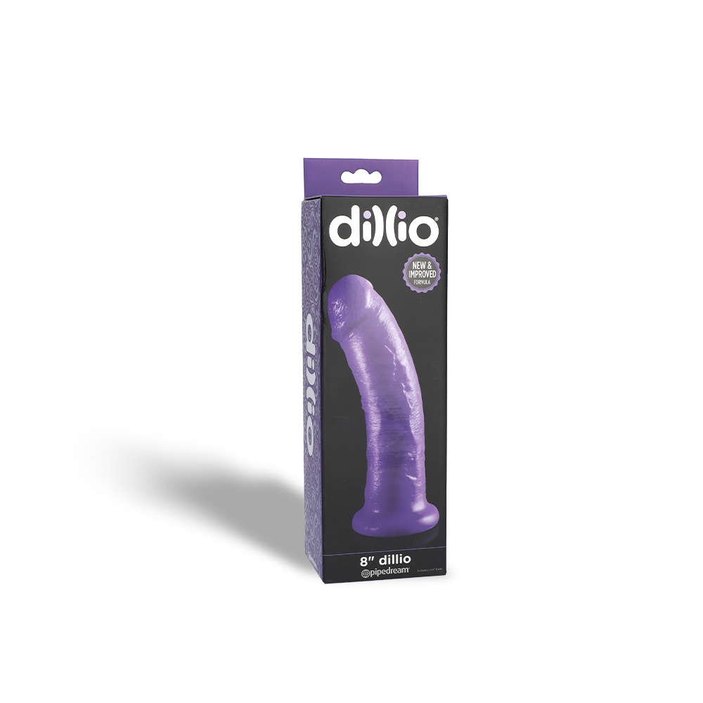 DILDO 8" - PURPLE