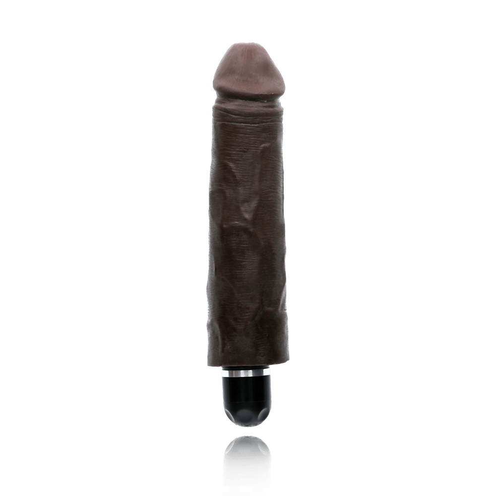 VIBRATING STIFFY - BROWN - 7"