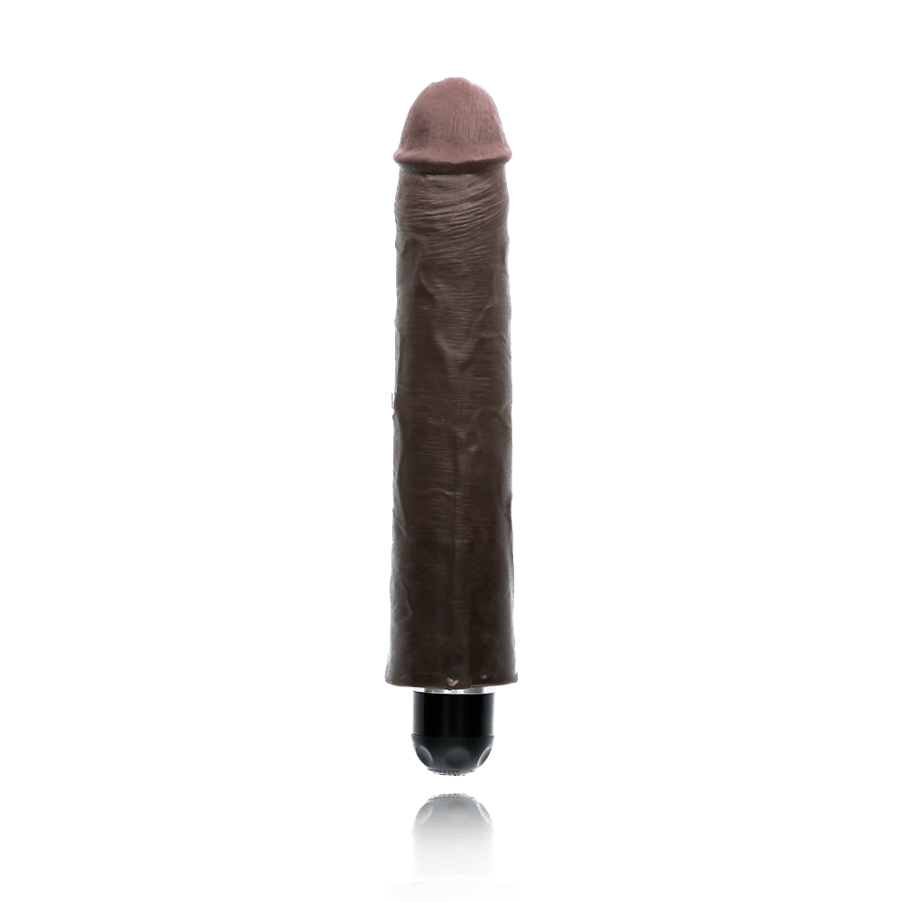 VIBRATING STIFFY - BROWN - 10"