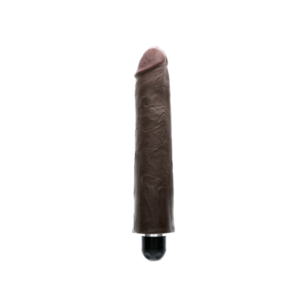 VIBRATING STIFFY - BROWN - 10"