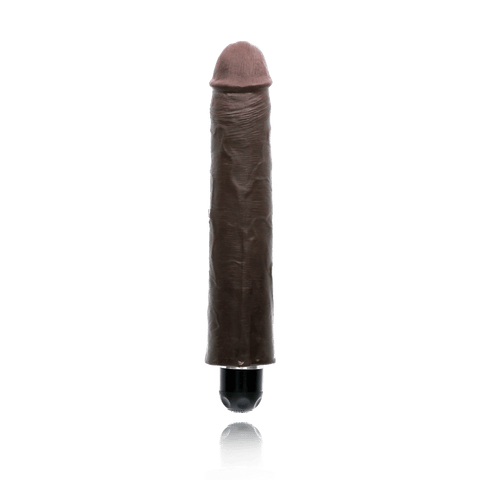 VIBRATING STIFFY - BROWN - 10"