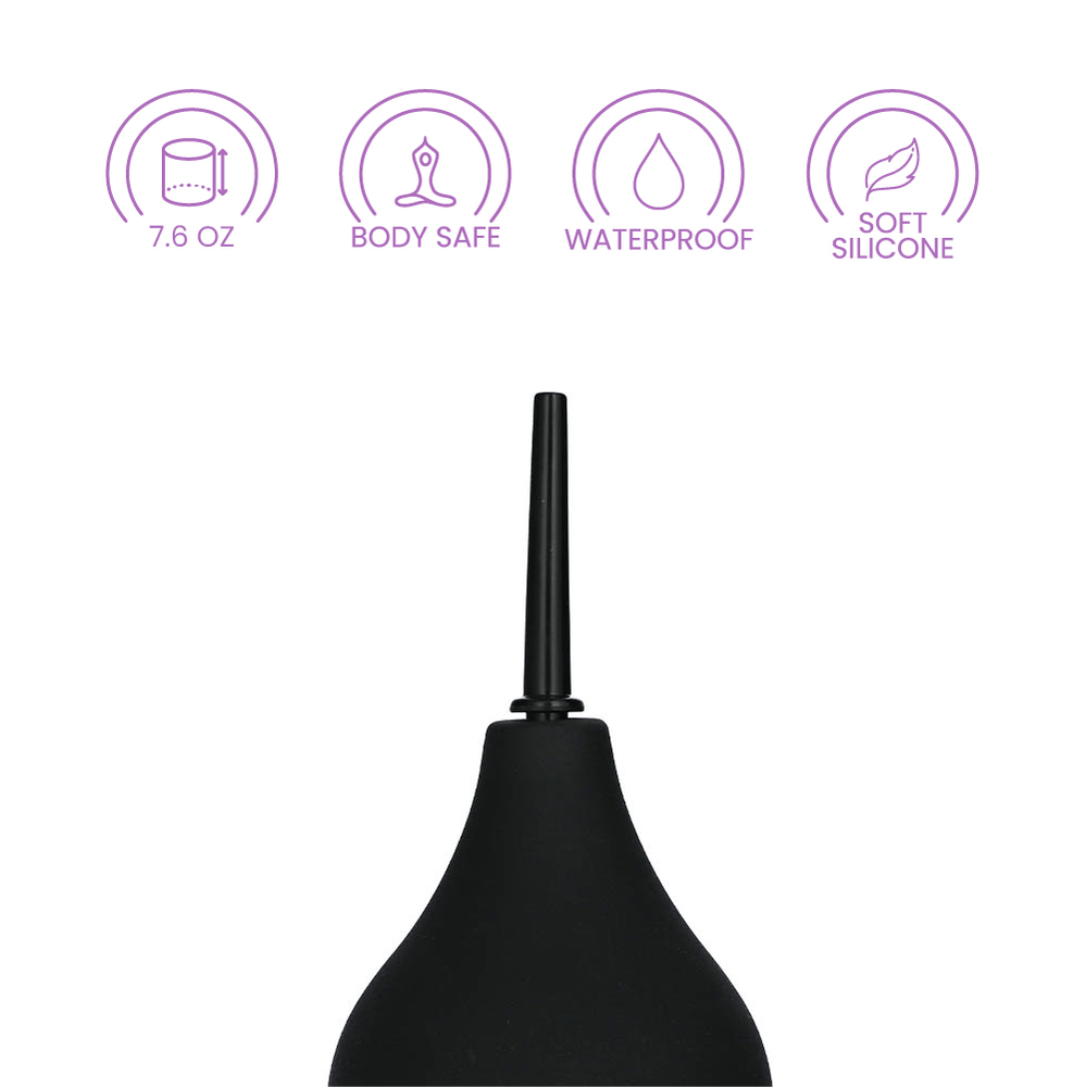 THIN TIP SILICONE ENEMA BULB