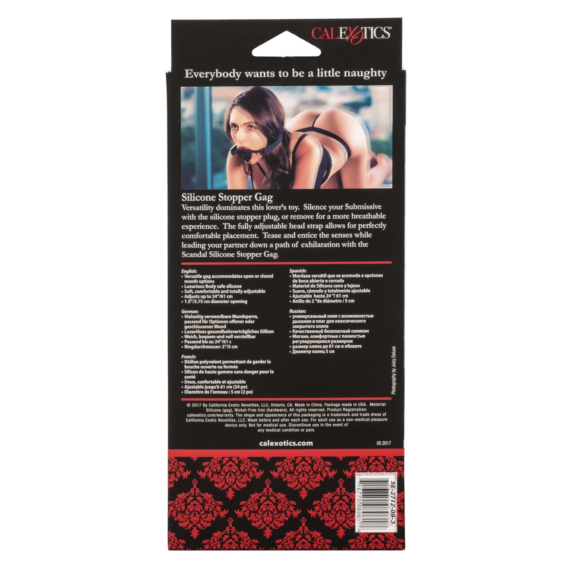 SILICONE STOPPER GAG