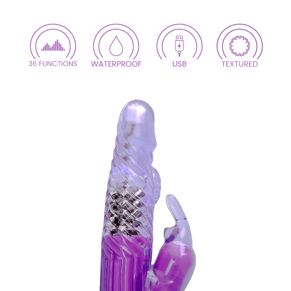 HER BUNNY 2 RECHARGABLE - PURPLE