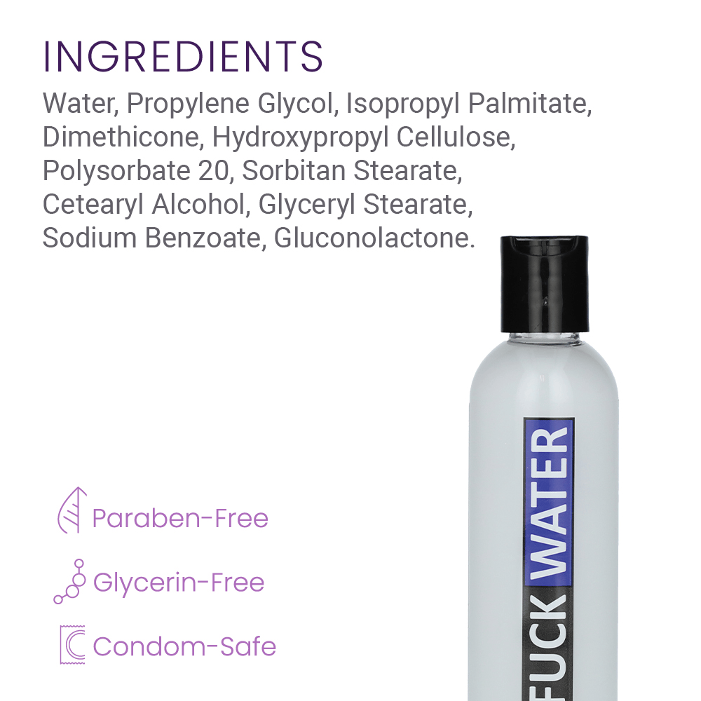 Fuck Water Water-Based Lubricant Amazing Intimate Essentials Fuck Water Water-Based Lubricant Amazing Intimate Essentials
