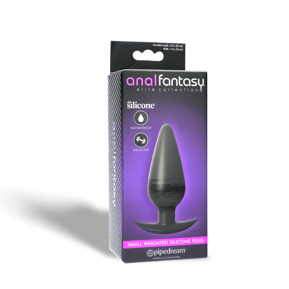 Anal Fantasy Elite Weighted Silicone Plug Amazing Intimate Essentials Anal Fantasy Elite Weighted Silicone Plug Amazing Intimate Essentials