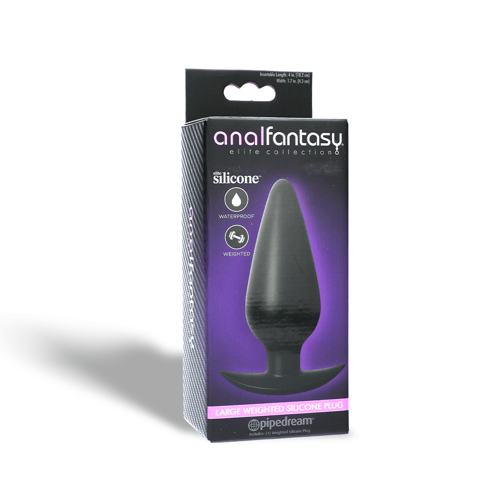 WEIGHTED SILICONE PLUG - LARGE