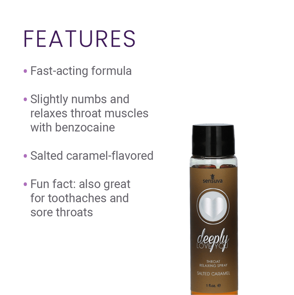 THROAT RELAXING SPRAY 1OZ - SALTED CARAMEL