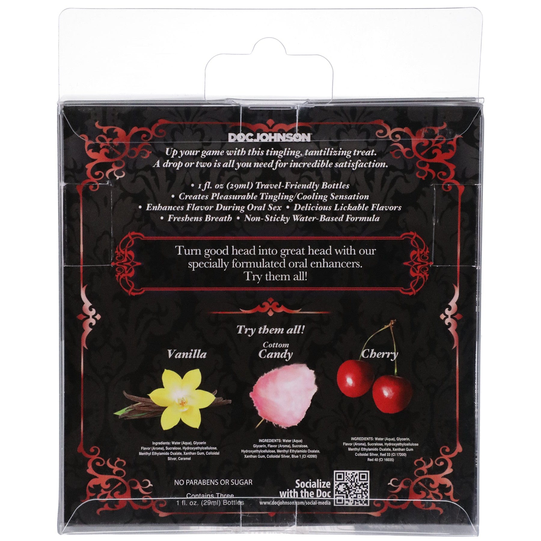 TINGLE DROPS 3PK - FRENCH VANILLA, COTTON CANDY, CHERRY