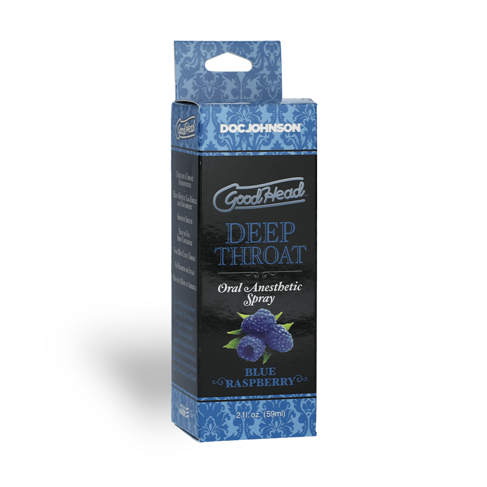 DEEP THROAT SPRAY 2OZ - BLUE RASPBERRY