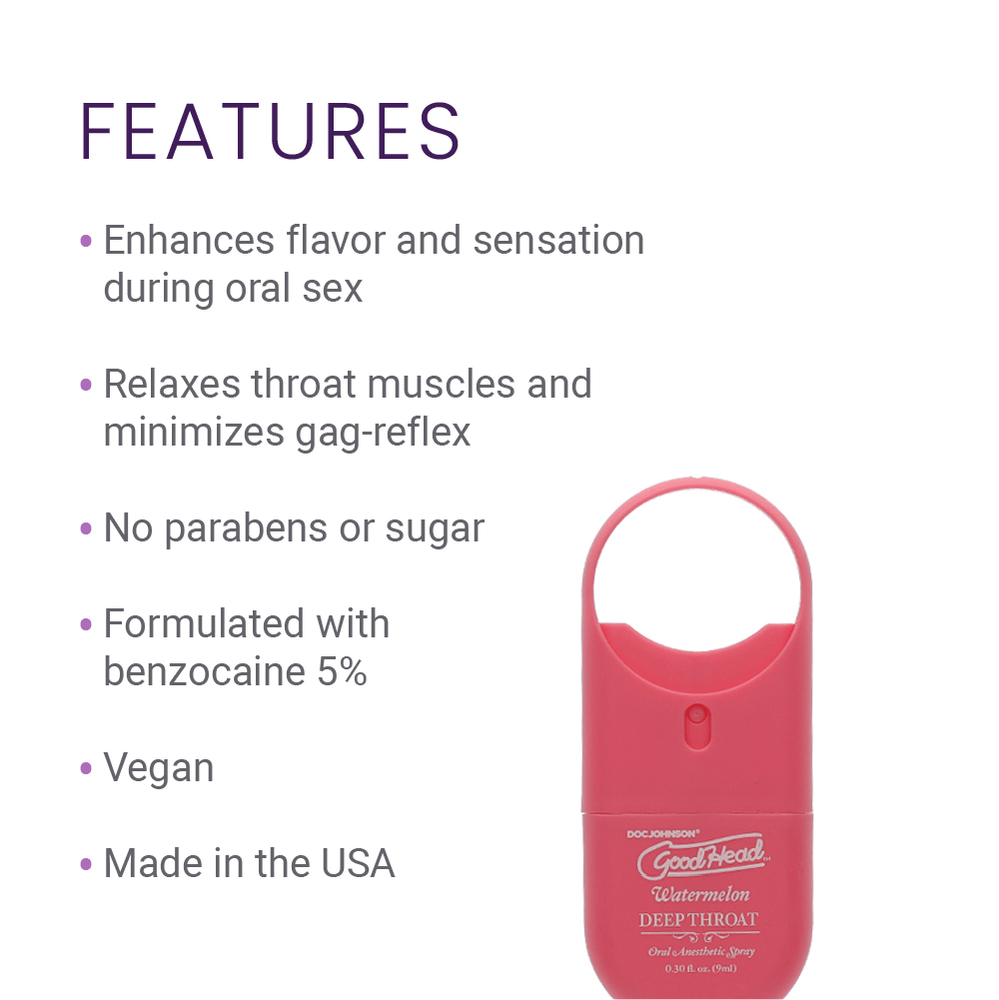 DEEP THROAT TO GO .33 OZ - WILD WATERMELON