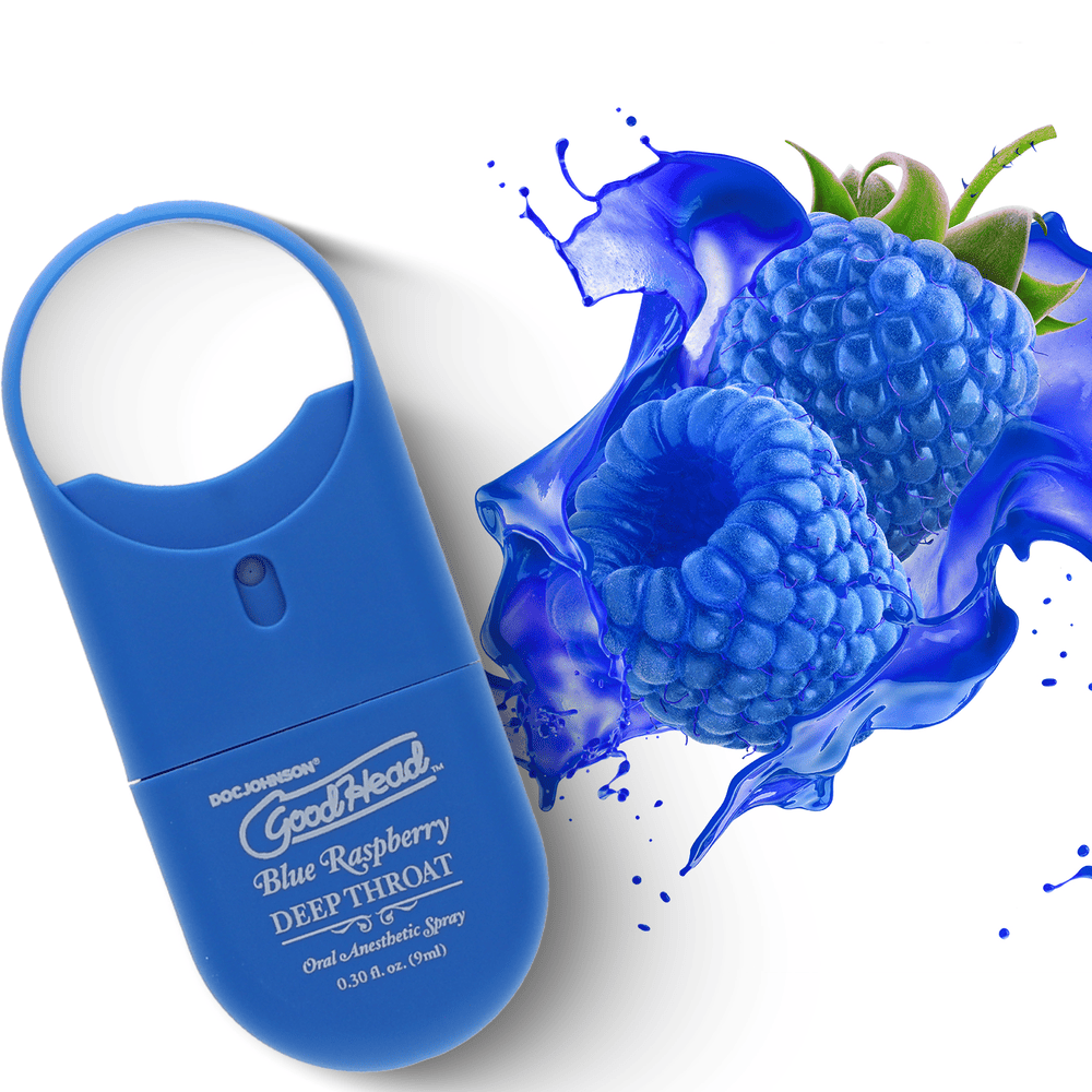 DEEP THROAT TO GO .33 OZ - BLUE RASPBERRY