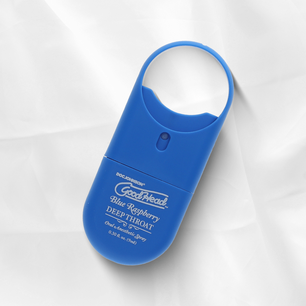 DEEP THROAT TO GO .33 OZ - BLUE RASPBERRY