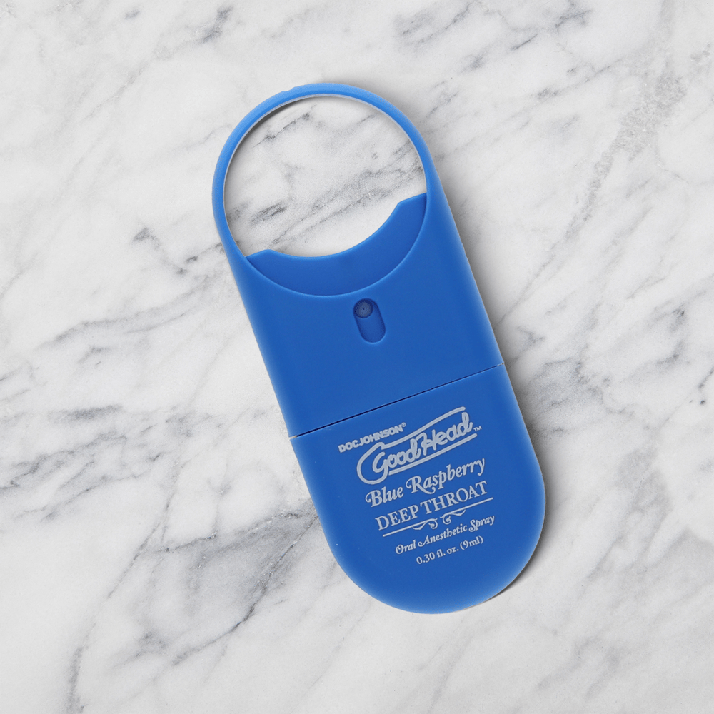 DEEP THROAT TO GO .33 OZ - BLUE RASPBERRY