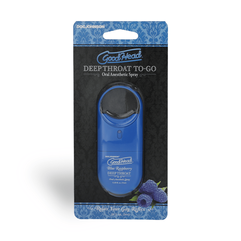 DEEP THROAT TO GO .33 OZ - BLUE RASPBERRY