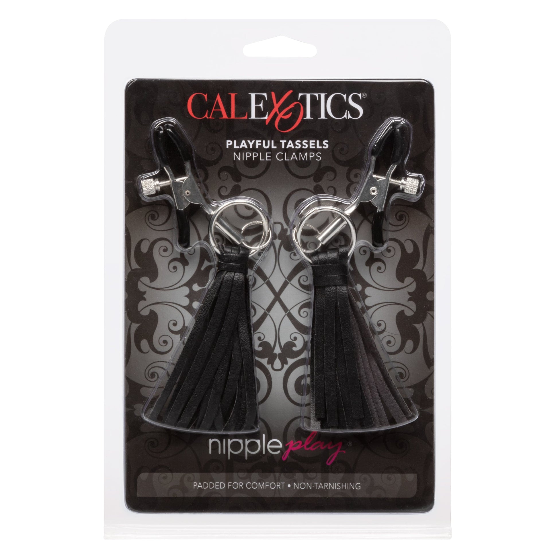 PLAYFUL TASSELS NIPPLE CLAMPS - BLACK