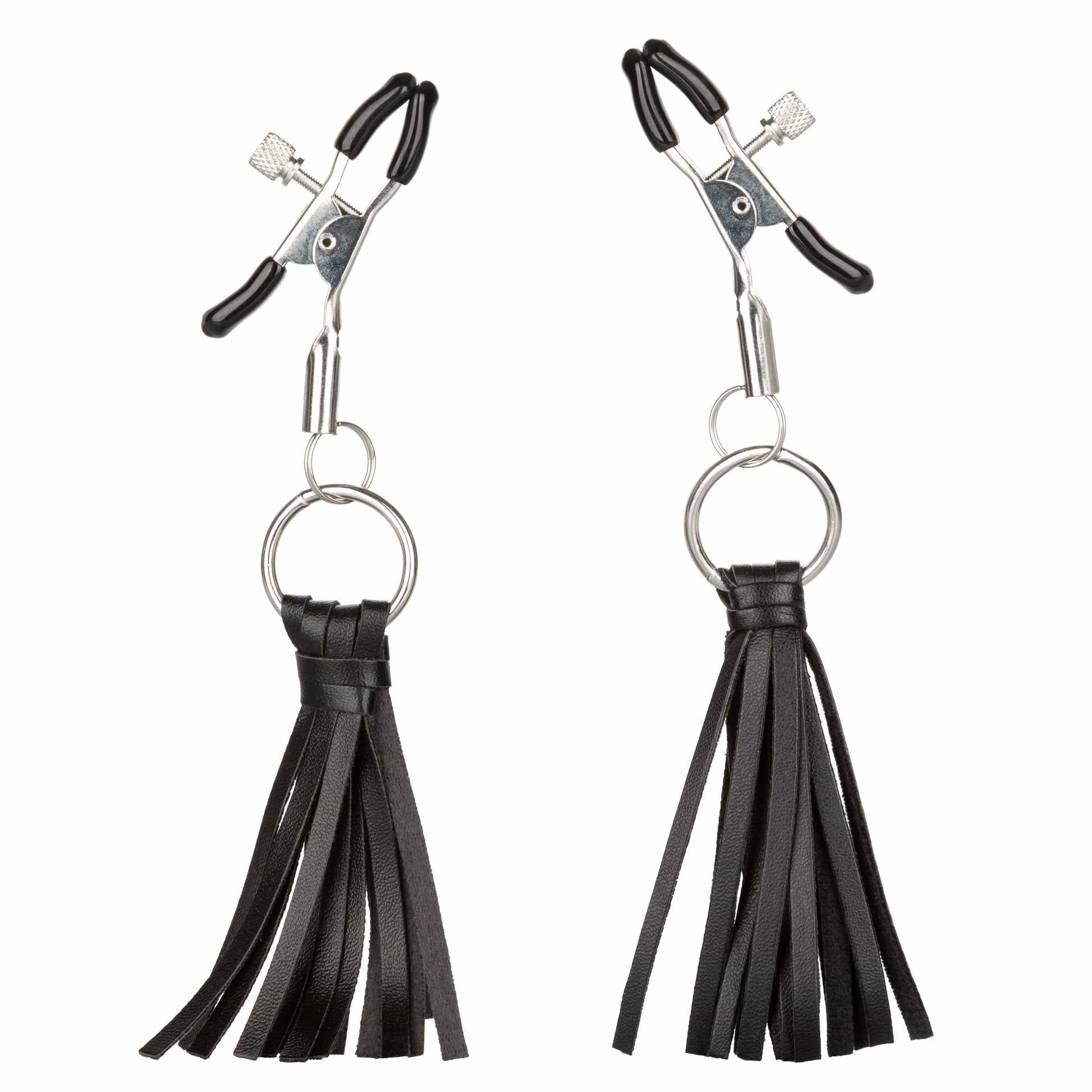 PLAYFUL TASSELS NIPPLE CLAMPS - BLACK