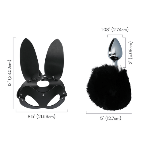 BUNNY MASK AND PLUG SET