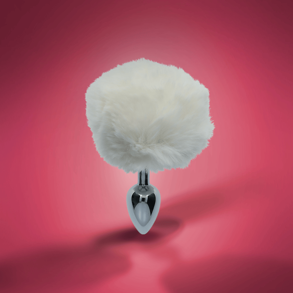FLUFFY BUNNY TAIL - WHITE
