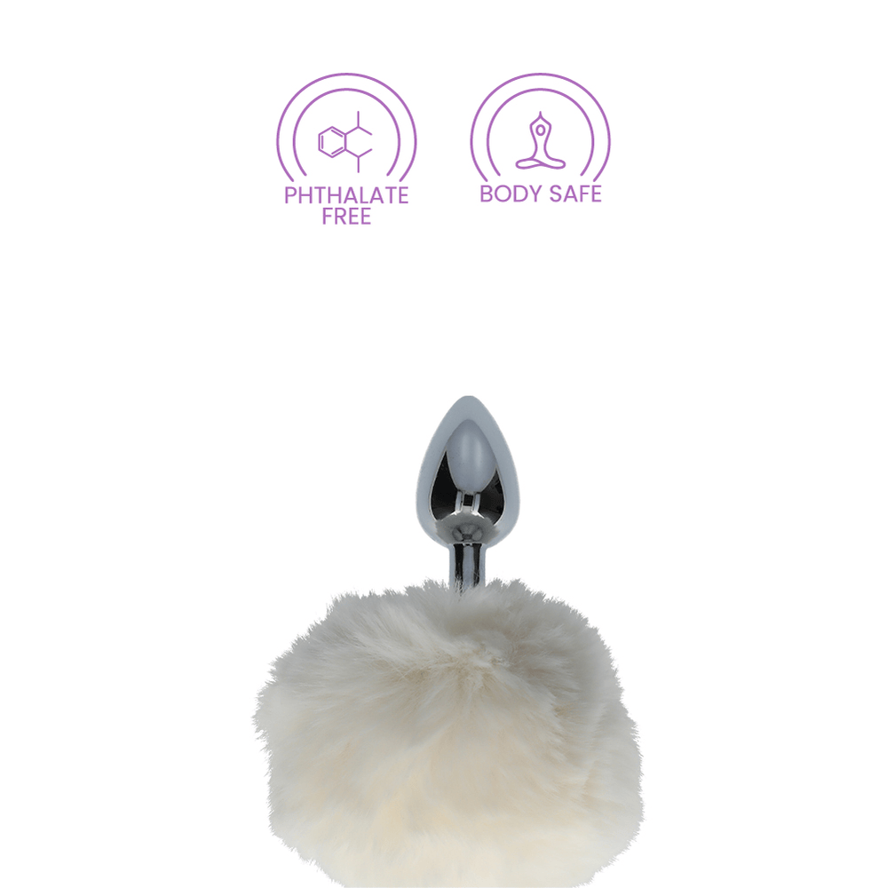 FLUFFY BUNNY TAIL - WHITE