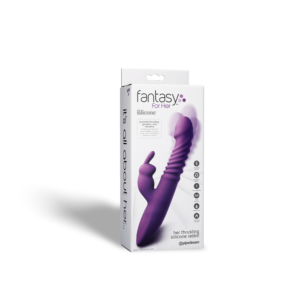 THRUSTING SILICONE RABBIT