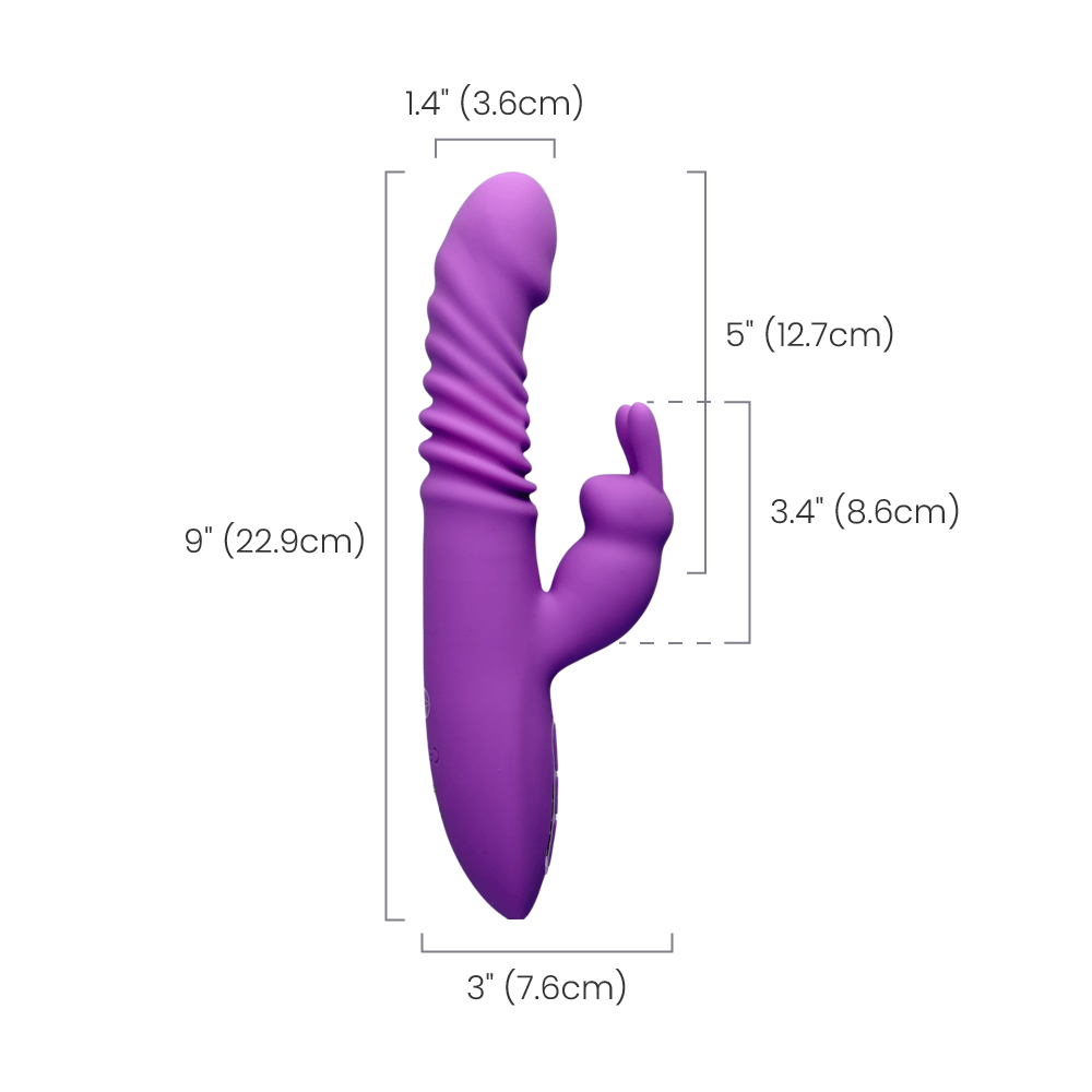 THRUSTING SILICONE RABBIT