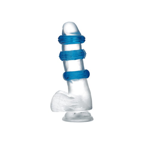 Classix Cockring Set - Blue