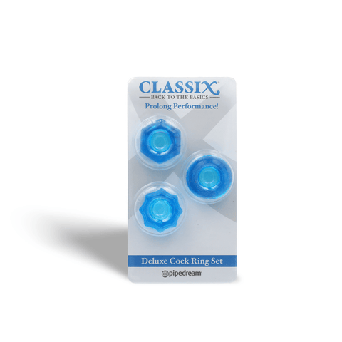 Classix Cockring Set - Blue