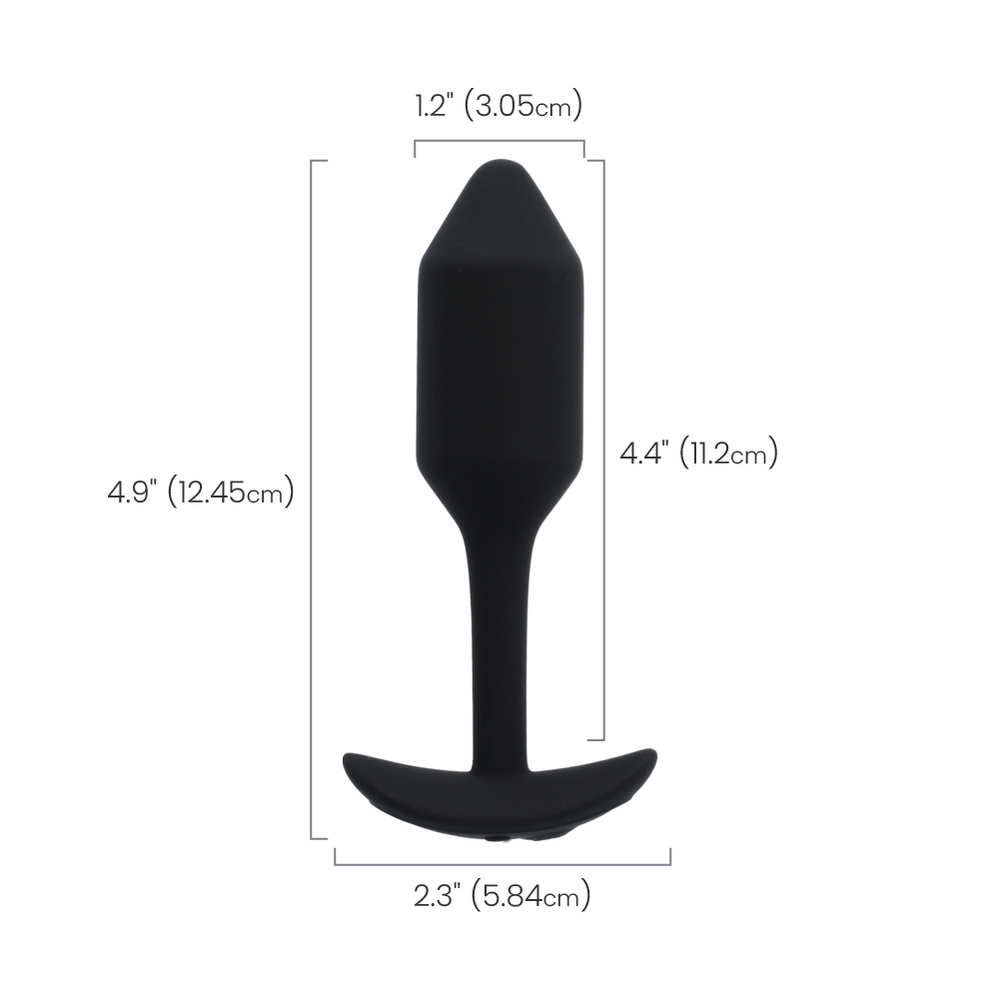 VIBRATING SNUG PLUG 2 - BLACK