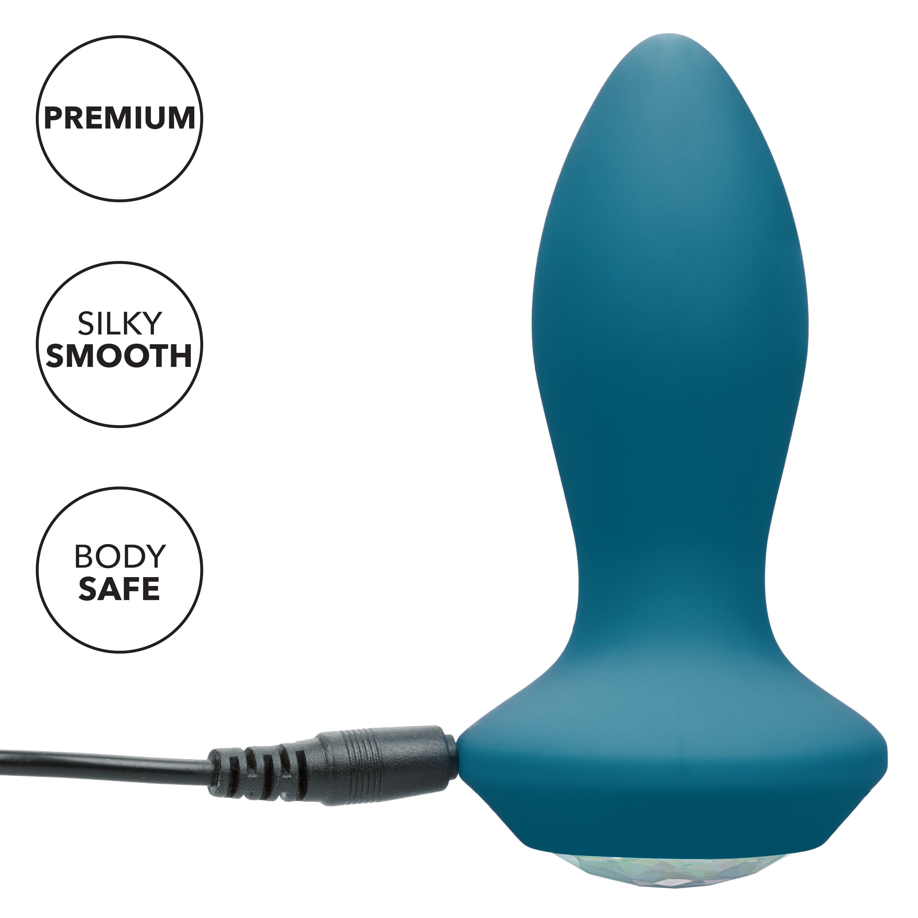 VIBRATING PETITE CRYSTAL PROBE - BLUE