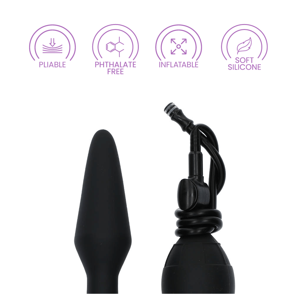 SILICONE INFLATABLE PLUG - MEDIUM