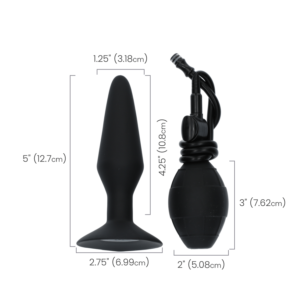 SILICONE INFLATABLE PLUG - MEDIUM