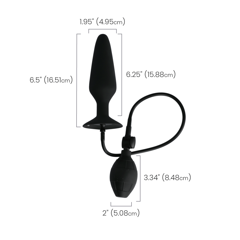 XXXL PUMPER PLUG W/ DETACHEABLE HOSE