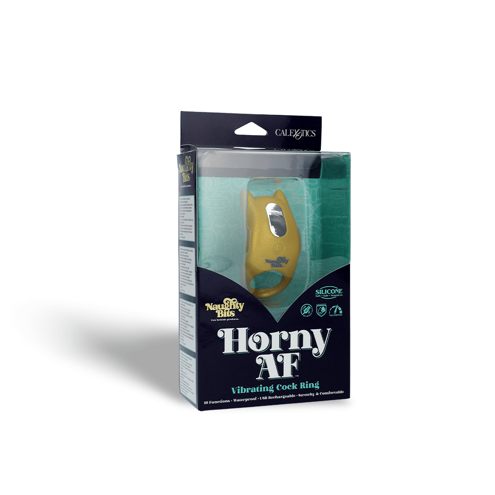 Naughty Bits® Horny AF™ Vibrating Cock Ring