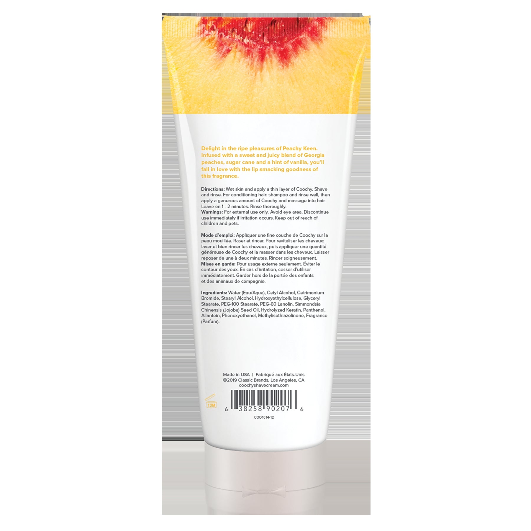 SHAVE CREAM - PEACHY KEEN - 12.5OZ