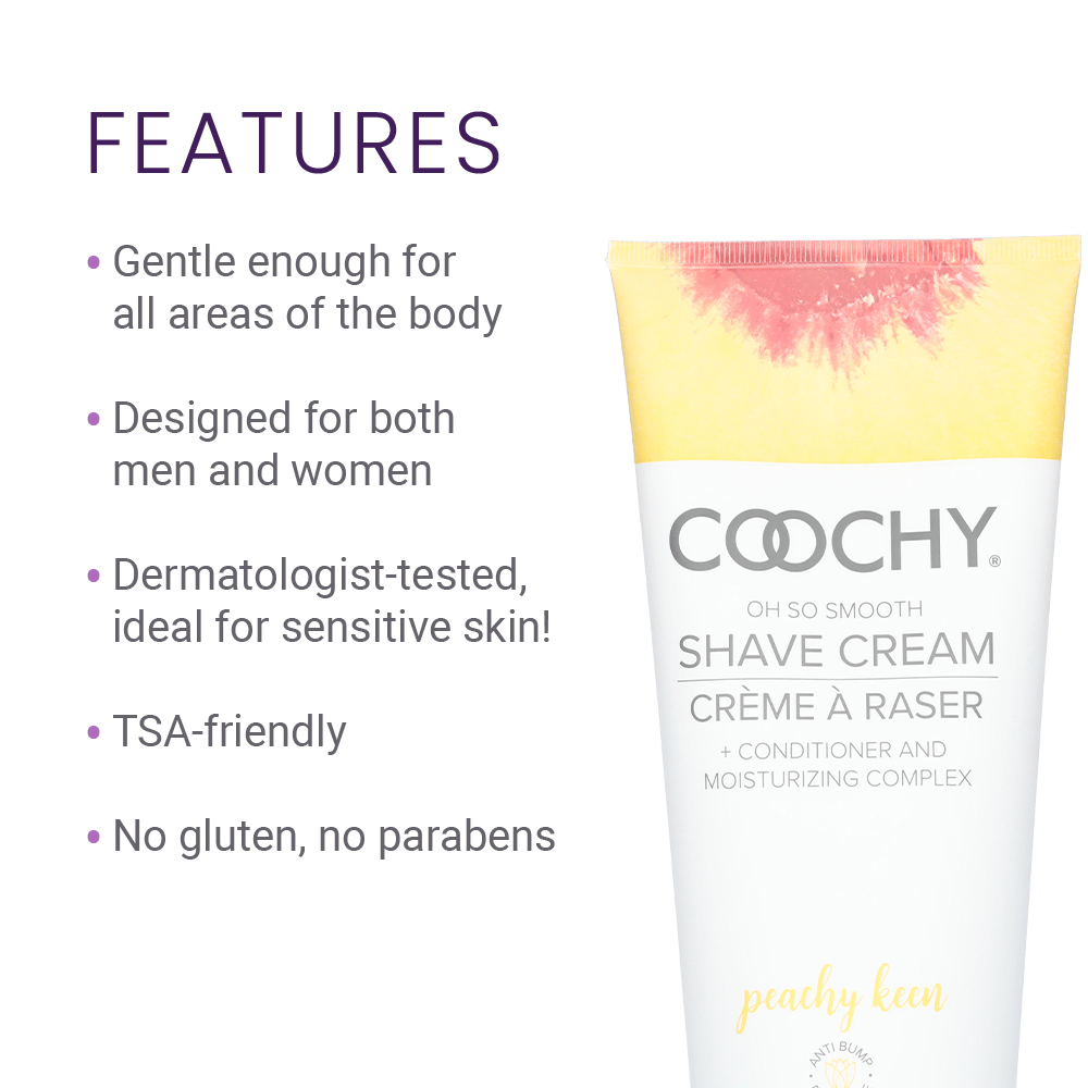 SHAVE CREAM  - PEACHY KEEN 12.5OZ
