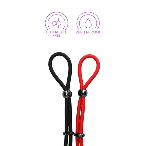 My Cockring Extreme Cocktie 2pk - Black & Red