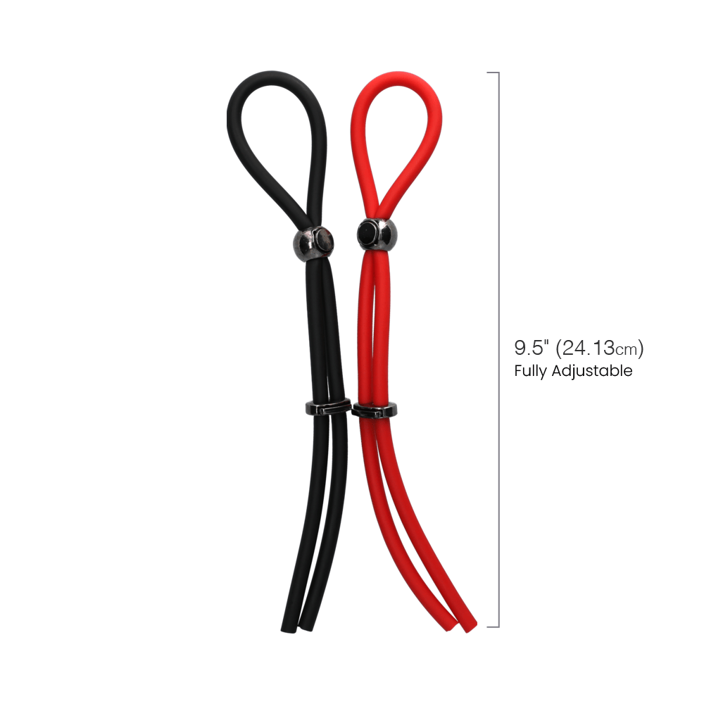 My Cockring Extreme Cocktie 2pk - Black & Red